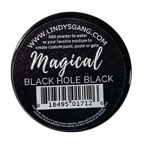 Lindy's Stamp Gang Magicals Jar - Black Hole Black, MAG-JAR-08