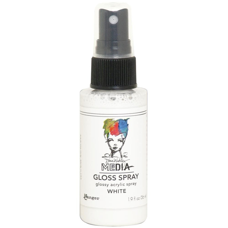 Dina Wakley MEdia - Gloss Spray 1.9oz - White, MDO68570