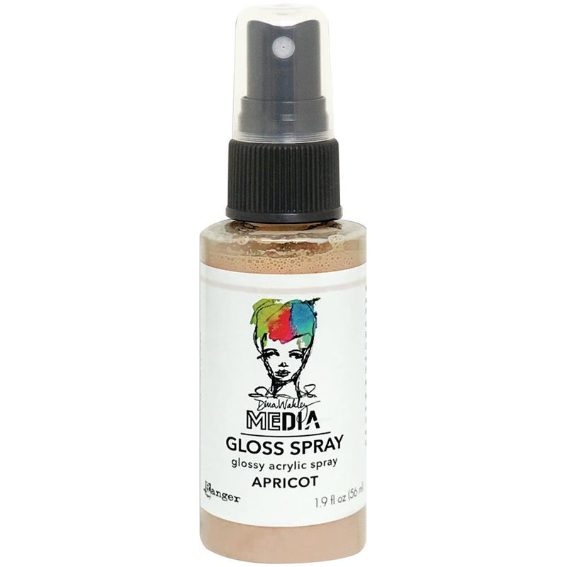 Dina Wakley MEdia - Gloss Spray 1.9oz - Apricot, MDO73642