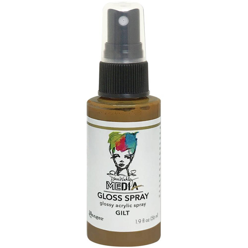 Dina Wakley MEdia - Gloss Spray 1.9oz - Gilt, MDO74236