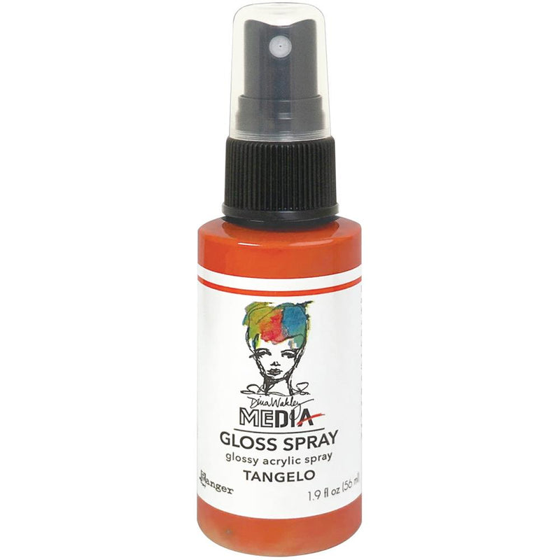 Dina Wakley MEdia - Gloss Spray 1.9oz - Tangelo, MDO76544