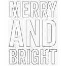 My Favorite Things Very Merry & Bright Die-namics MFT 1835, Retired