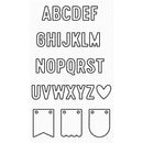 My Favorite Things Bitty Banner Alphabet Die-namics, MFT-1910