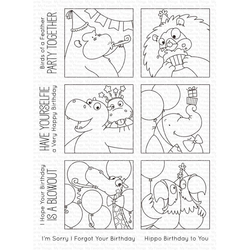 My Favorite Things BB Picture Perfect Party Animals Stamp Set, BB-106