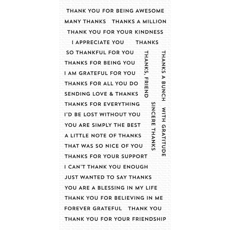 My Favorite Things Bitty Thanks & Gratitude Stamp Set, CS-414