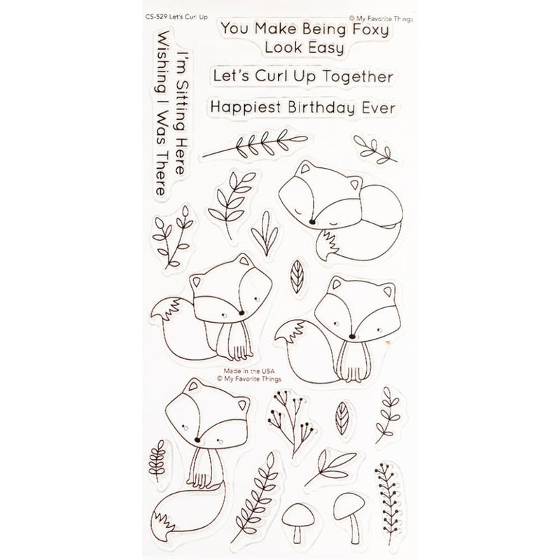 My Favorite Things Let's Curl Up Stamp Set and Let's Curl Up Die-namics
