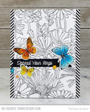 My Favorite Things  Spread Your Wings Stamp & Die-namics Set, Retired