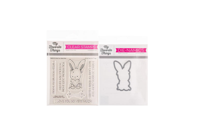 My Favorite Things RAM Wish You Were Hare Stamp & Die-namics Sets