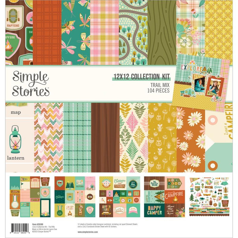 Simple Stories Collection Kit 12x12 - Trail Mix, MIX20300