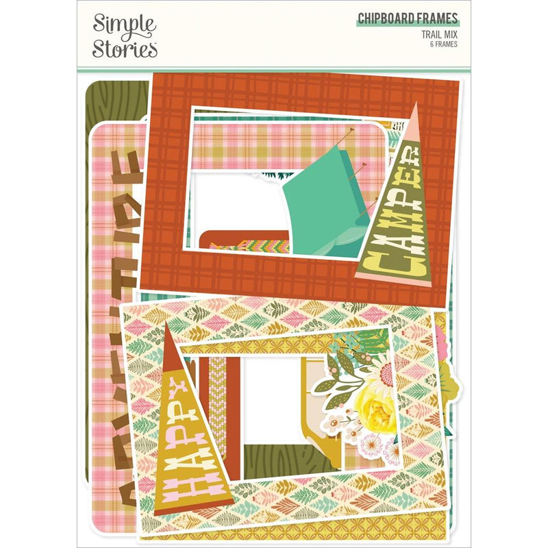 Simple Stories Chipboard Frames - Trail Mix, MIX20322