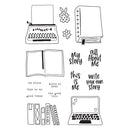 Simple Stories Clear Stamp Set - My Story, MYS19315