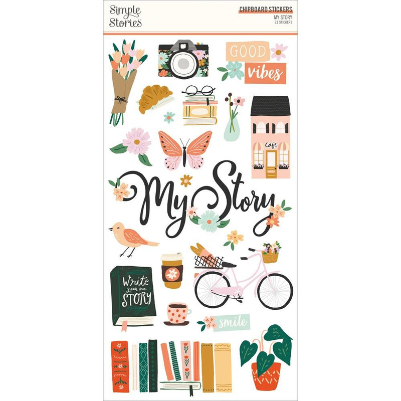 Simple Stories Chipboard Stickers - My Story, MYS19316