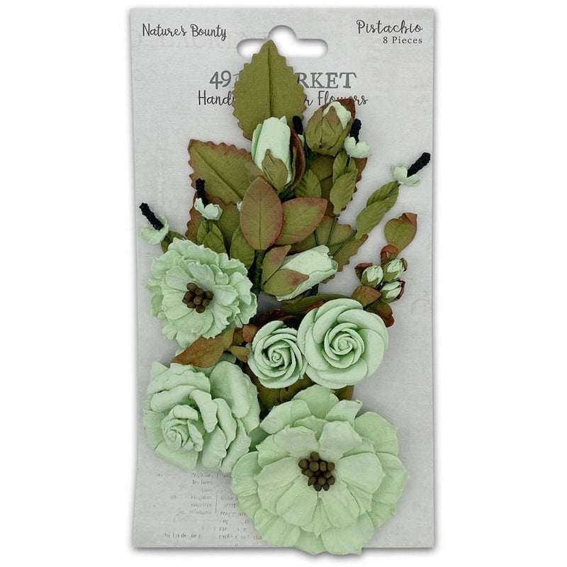 49 and Market Paper Flowers - Nature's Bounty - Pistachio, NB40322
