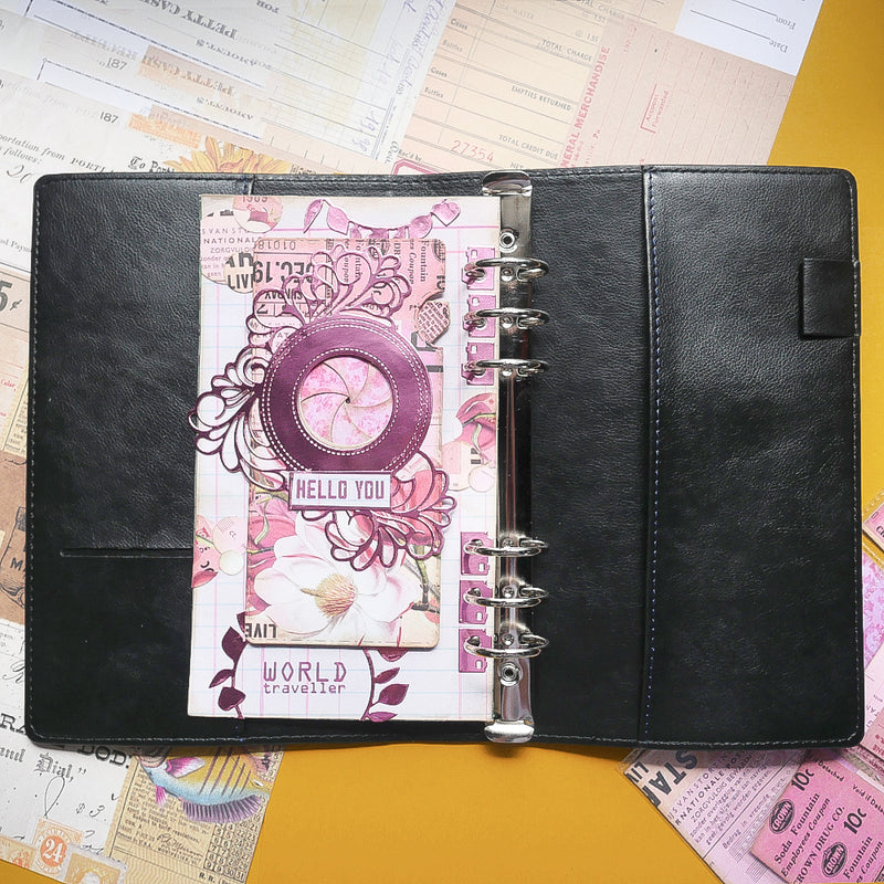 Elizabeth Craft Designs Planner Essentials - A5 Planner - Vintage Black, P021