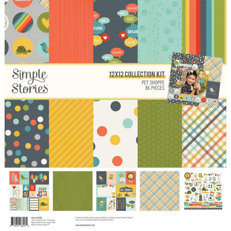 Simple Stories Collection Kit 12x12- Pet Shoppe, PET19200
