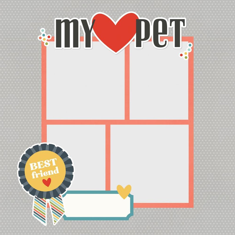 Simple Stories Simple Pages Page Piceces - Pet Shoppe PET19215
