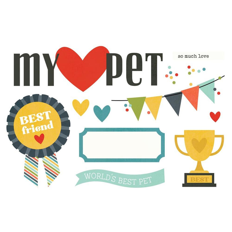 Simple Stories Simple Pages Page Piceces - Pet Shoppe PET19215