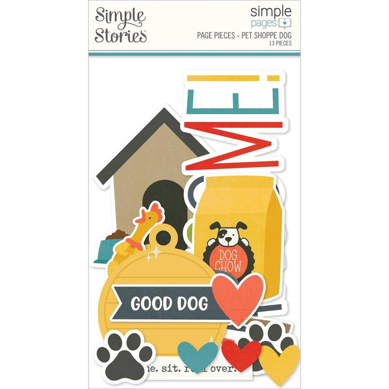 Simple Stories Simple Pages Page Pieces - Pet Shoppe Dog PETD9229