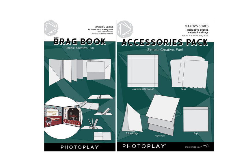 PhotoPlay - Brag Book & Brag Book Accessory - White