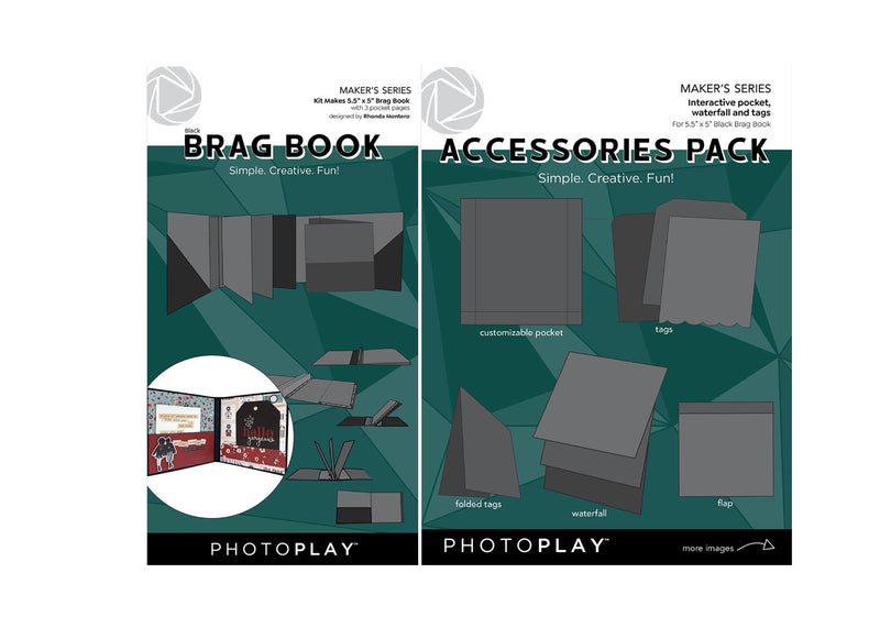 PhotoPlay - Brag Book & Brag Book Accessory - Black