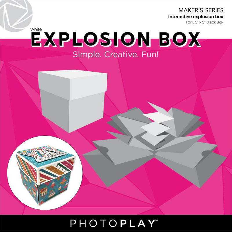 PhotoPlay Maker's Series - Explosion Box - White, PPP3452