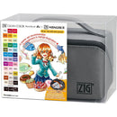 Kuretake ZIG Clean Color Real Brush Marker Set 39Pc, RB16039V