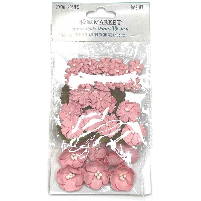 49 and Market Paper Flowers - Royal Posies - Bashful, RP-35380