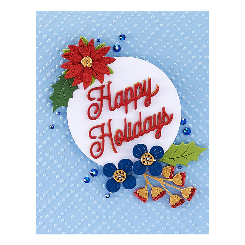 Spellbinders Etched Dies - Classic Happy Holidays, S1-096