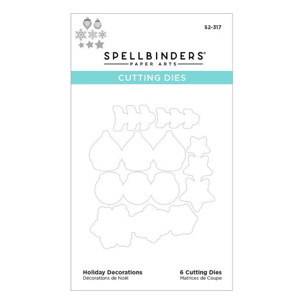 Spellbinders Etched Dies - Holiday Decorations, S2-317