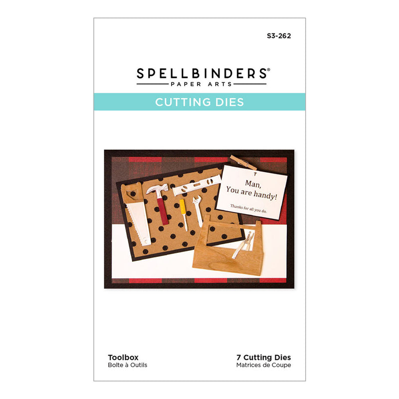 Spellbinders D-Lites Etched Dies - Toolbox, S3-262