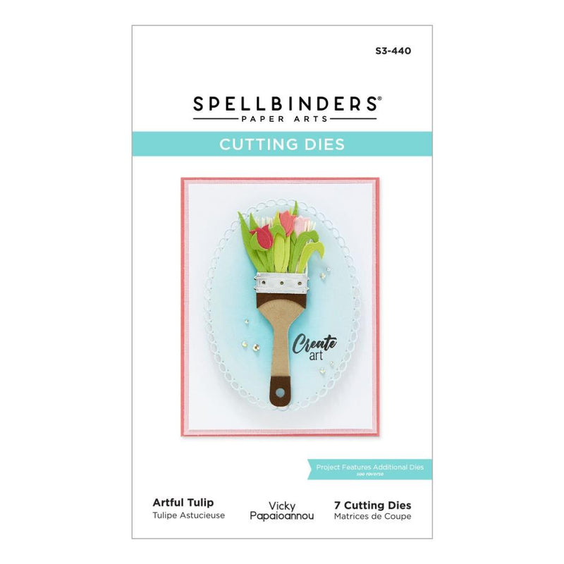 Spellbinders Die Set - Artful Tulip, S3-440 by: Vicki Papaioannou