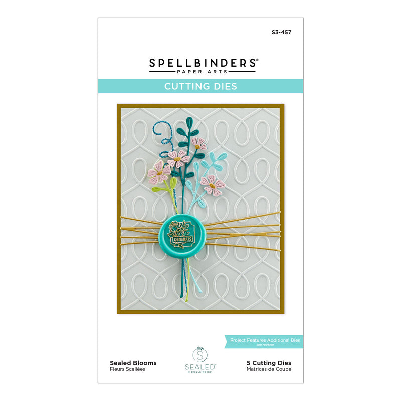 Spellbinders Etched Dies - Sealed Blooms, S3-457