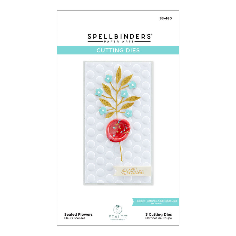 Spellbinders Etched Dies - Sealed Flowers, S3-460