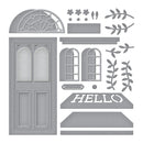 Spellbinders Etched Dies - Open House Door Base, S4-1131