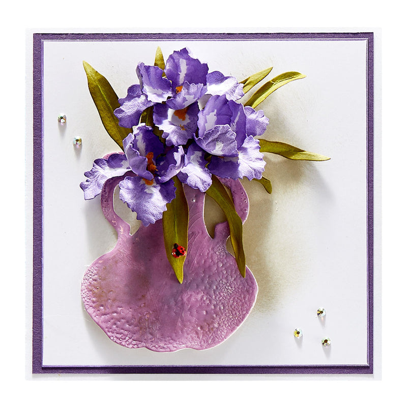 Spellbinders - Bearded Iris Etched Dies, S4-1171 by: Susan Tierney-Cockburn