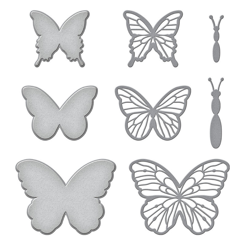 Spellbinders - Delicate Butterflies Etched Dies, S4-1176, by Bibi Cameron