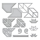 Spellbinders Etched Dies - Filagree Eight Point Star, S4-1251