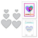 Spellbinders Etched Dies - Essential Hearts, S4-1257