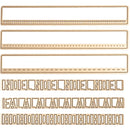 Spellbinders Shapabilities Etched Dies - A Charming Christmas Collection by Becca Feeken - Charming Christmas Words, S4-947