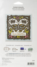 Spellbinders Shapabilities Etched Dies - Great, Big, Wonderful World by Sharyn Sowell - Butterfly & Flora, S4-968