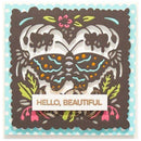 Spellbinders Shapabilities Etched Dies - Great, Big, Wonderful World by Sharyn Sowell - Butterfly & Flora, S4-968