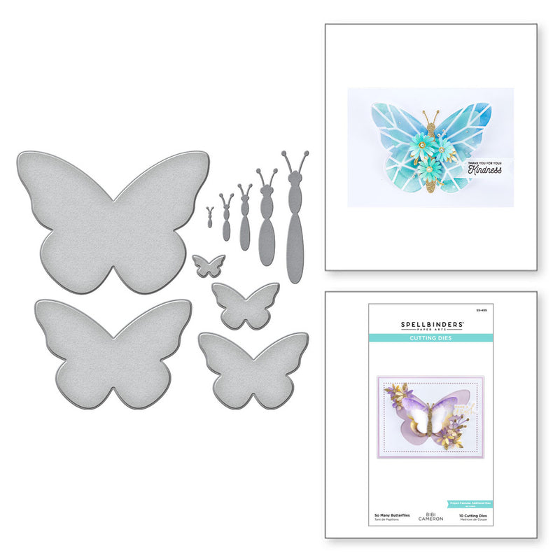 Elizabeth Craft Designs Die Set - Butterflies, ECD2064