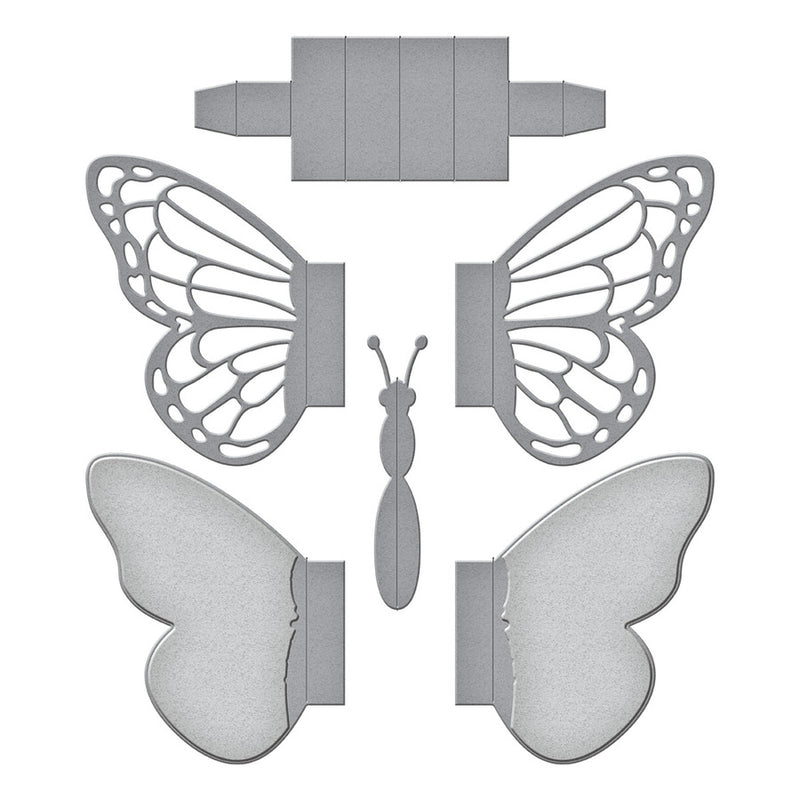 Spellbinders - Pop-Up Butterfly Etched Dies, S5-505, by Bibi Cameron