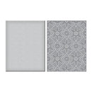 Spellbinders Etched Dies - Stitched Petal Diamond Background,  S5-529