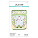 Spellbinders Etched Dies - All Hearts Come Home A2 Cardfront, S5-534