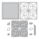 Spellbinders Etched Dies - Patchwork Petals, S5-537