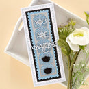 Spellbinders Etched Dies - Postage Edge Slimlines, S5-541 by Becca Feeken