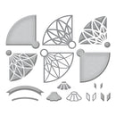 Spellbinders Etched Dies - Quilted Stained Glass Window, S5-543