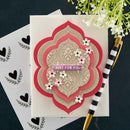 Spellbinders Etched Dies - Essential Floral Reflection, S5-550