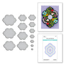 Spellbinders Etched Dies - Essential Floral Reflection, S5-550